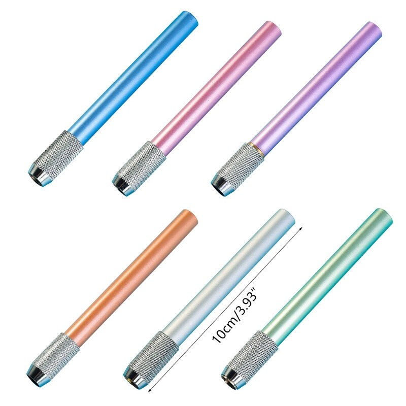 Alargador de lápices de colores surtidos, soporte extensor de lápiz para lápices en tamaño Regular, soportes ligeros de una sola cabeza