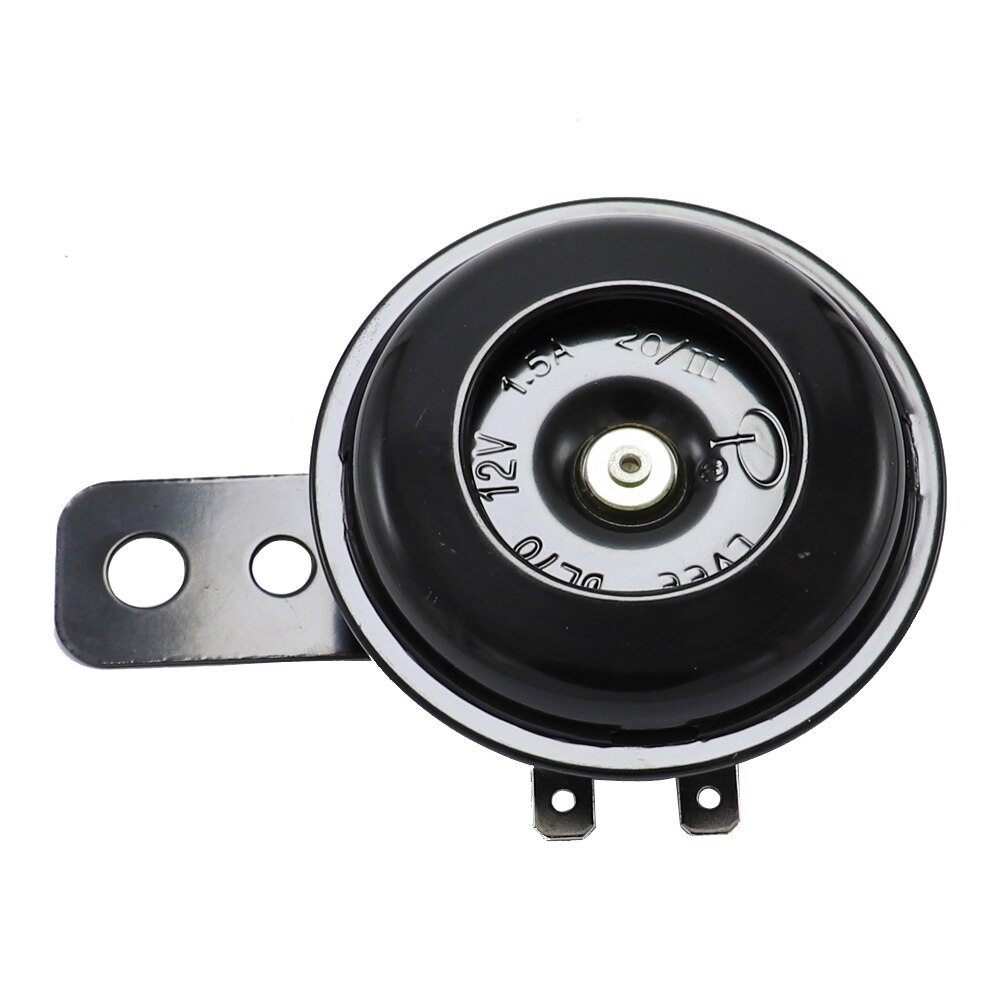 Claxon eléctrico Universal para motocicleta, 12V, 1.5A, 105db, fuerte, soporte para escúter, bicicleta eléctrica, ciclomotor, Dirt Bike, ATV
