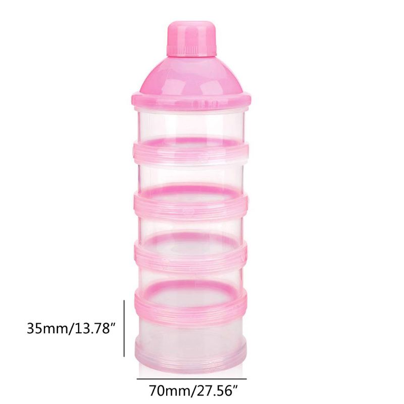Babymelkpulverdispenser stablebar babymating reiseoppbevaringsbeholder 3 pakke  g99c