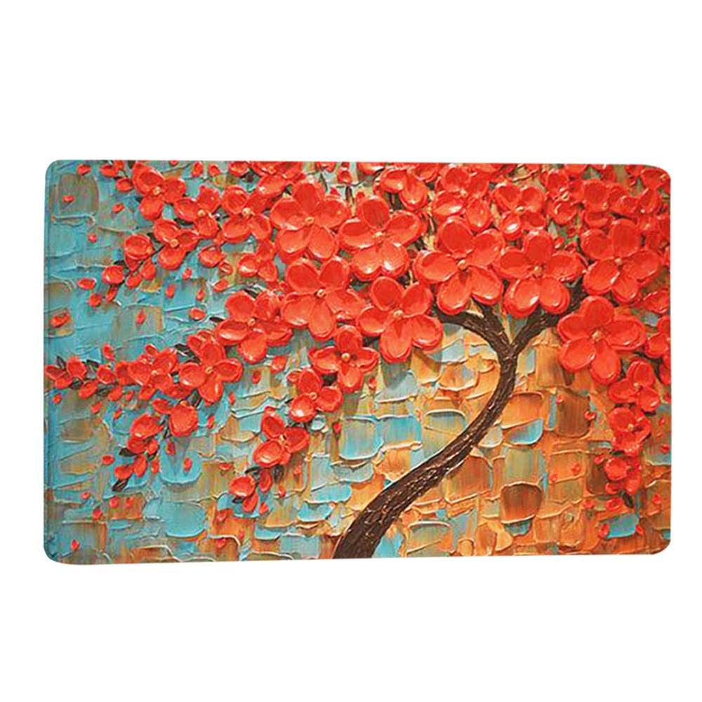 40x60 cm tapis mur Art abstrait moderne peinture à l'huile cuisine tapis paillassons caoutchouc tapis de sol anti-dérapant Tapete pour salon