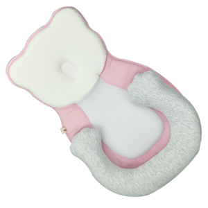 Breastfeeding Portable Baby Crib Newborn baby cotton bed Travel Baby Sleep Bed Infant Toddler Bed: Pink Bear