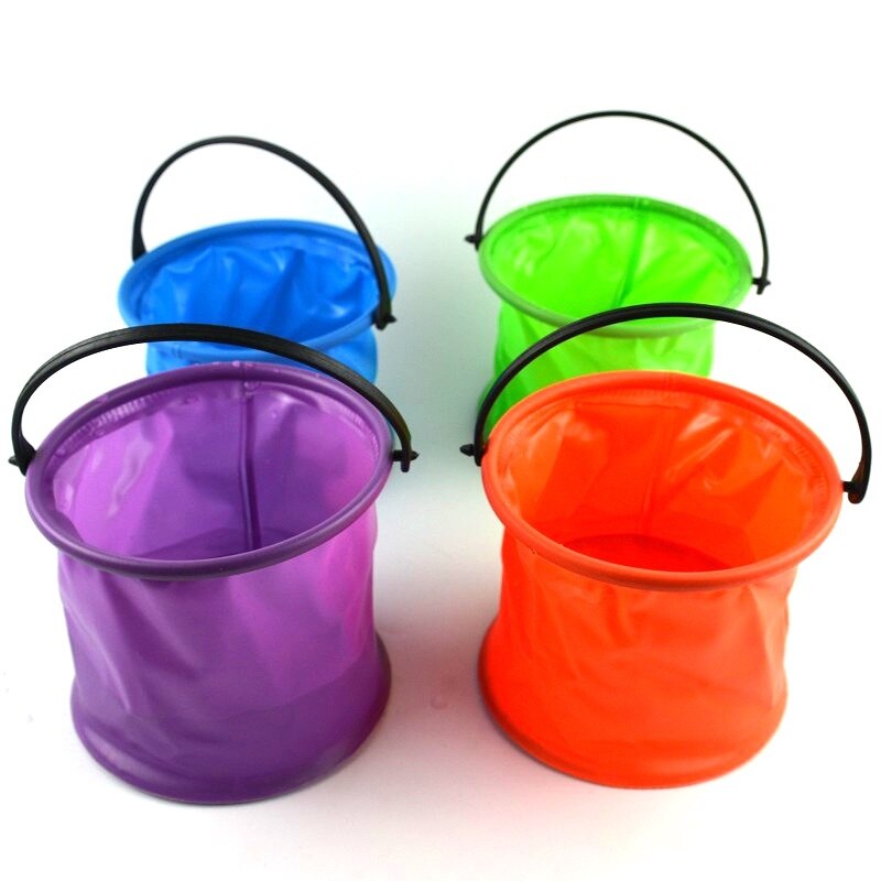 Camping Emmer Outdoor Speelgoed Opvouwbare Emmers Wastafel Draagbare Water Pot Kleine Emmer Plastic Vouwen Speelgoed Zand