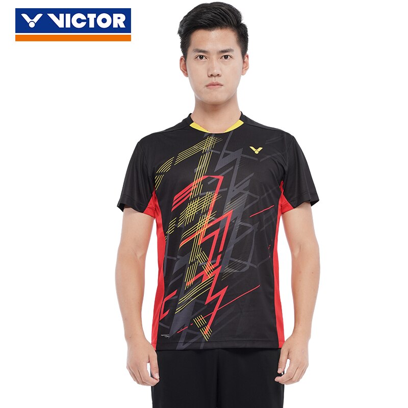 VICTOR deportes nuevos chaqueta Camiseta de manga corta traje de bádminton para hombres y mujeres 00004