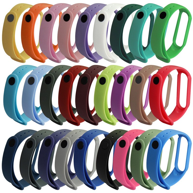 Pasek do Xiaomi Mi Band 6 5 4 3 Sport opaska silikonowa bransoletka Mi Band 3 4 Band5 paski wymienne do mi band 6 watch band