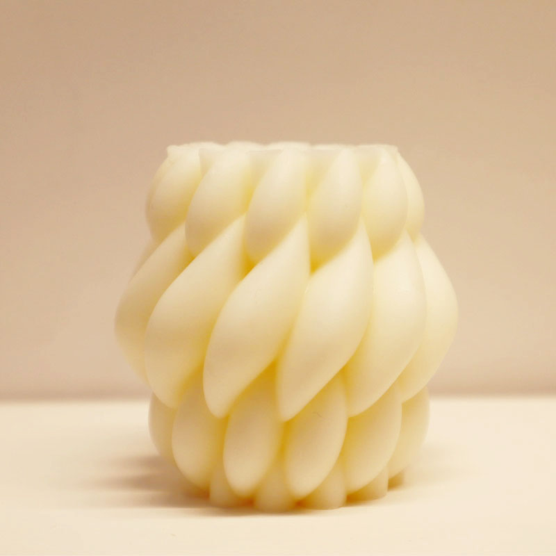 Molde de silicona con forma de gota de lluvia para decoración del hogar, Pilar curvo con forma de gota de lluvia, arte abstracto, fabricación de velas