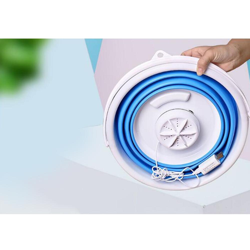 Foldable Mini Washing Machine Automatic Household Mini Tube 3-5Kg Wash Underwear Care Cleaner Portable Washing Machine