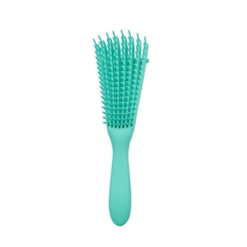 Cepillo desenredante para el cabello, masajeador del cuero cabelludo, peine de pulpo, cepillo desenredante para cabello rizado húmedo y seco, accesorios de peluquero, novedad: 0B