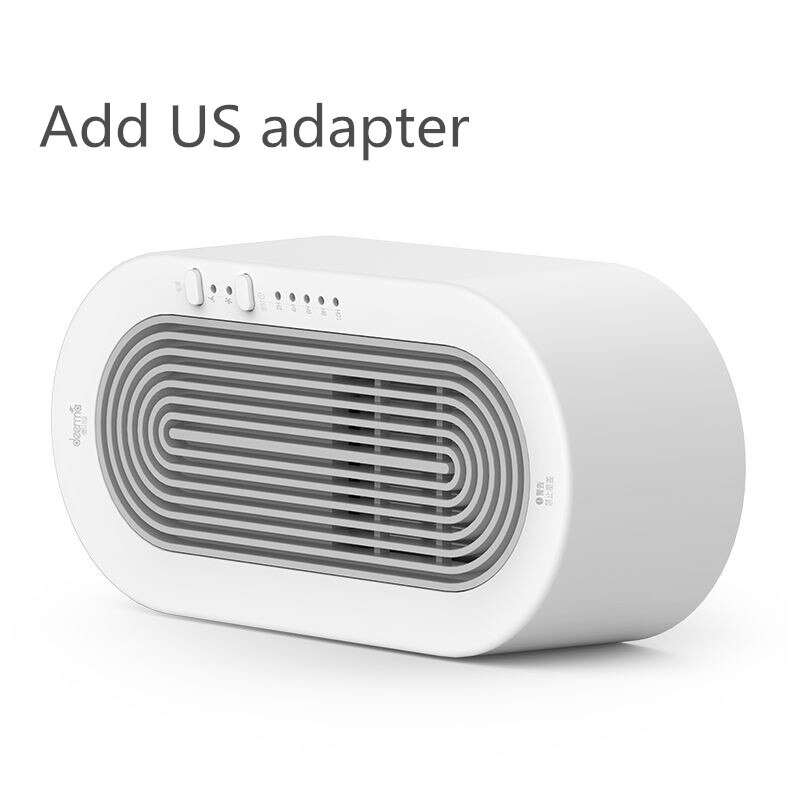 Deerma Portable Electric Heater DEM-NF03 Low power 250W Mini Hand-held Heater for Office Home Dormitory: add US adapter