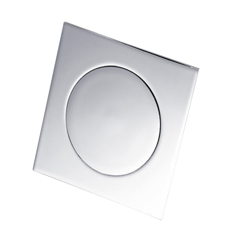 Bouncing Floor Drain Pop Up Foot Brass Chrome Anti-odor Bath Square Drains for Home Kitchen Bathroom Clogging Proof GXMA