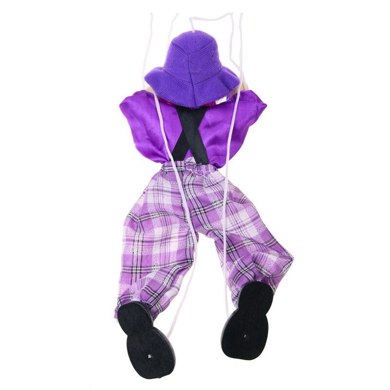 1Pcs Kinderen Pop Clown Speelgoed-Liep Kleur