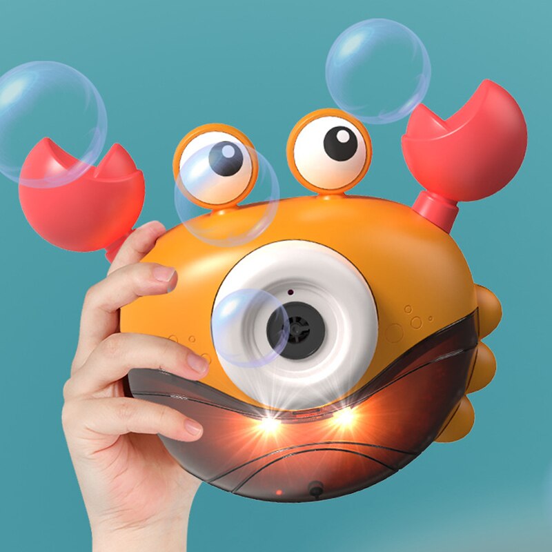 Krab Bad Speelgoed Bubble Bad Maker Voor De Bad Blaast Bellen Nummers Bubble Machine Peuter Kids Bad Speelgoed Camera Vorm J