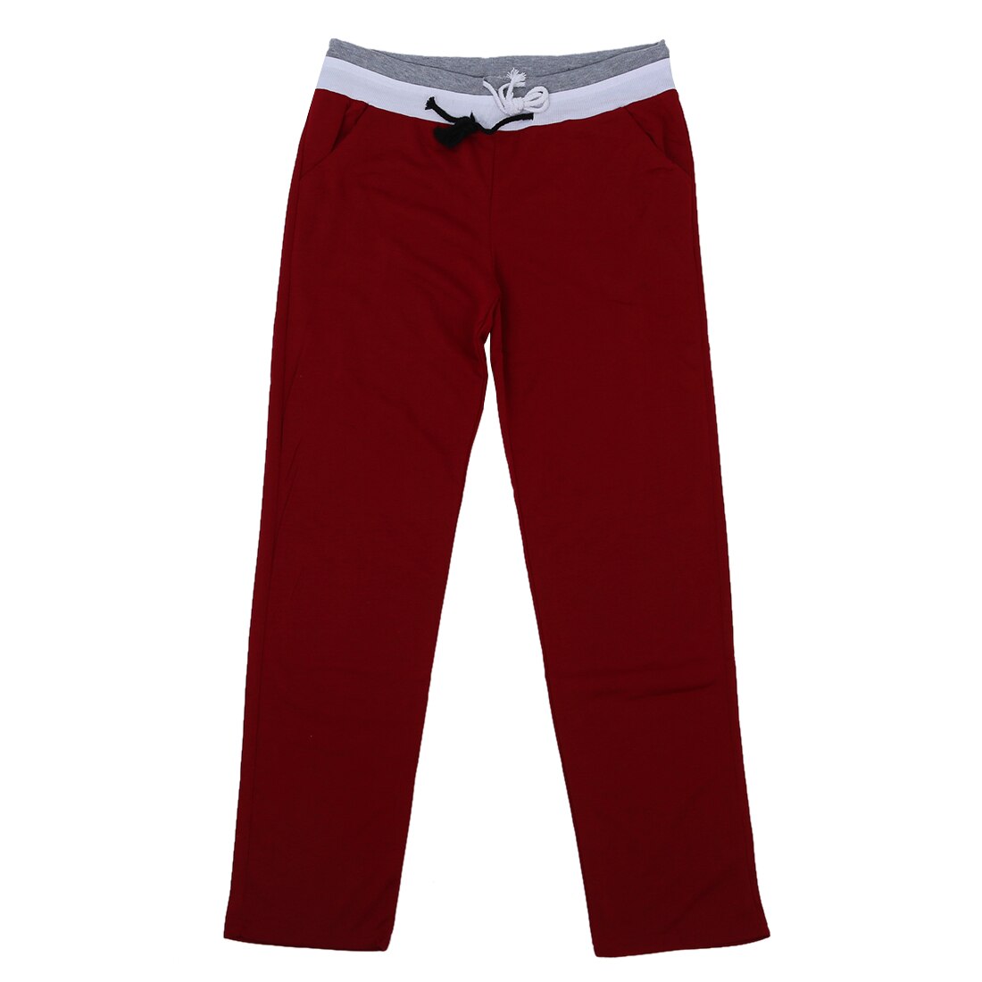 Men's Sport Sweat Pants Harem Training Dance Baggy Jogging Trousers Slacks(Red) - XXL