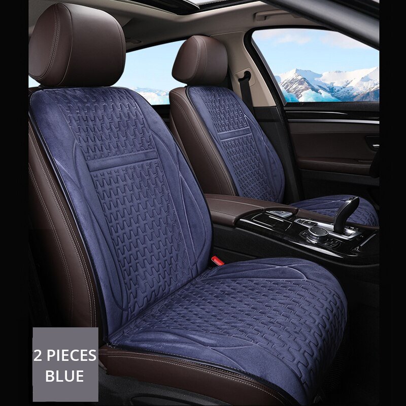 Winter Universele 12V Autostoel Verwarming Kussen Intelligente Warme En Comfortabele Multifunctionele Car Seat Heater Heater: blue 2 pieces