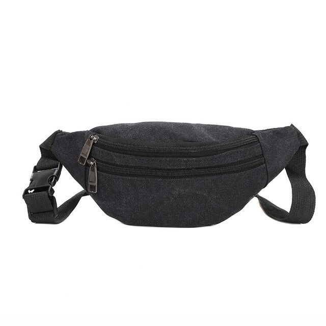 lässig Leinwand Taille Tasche: BAOK1
