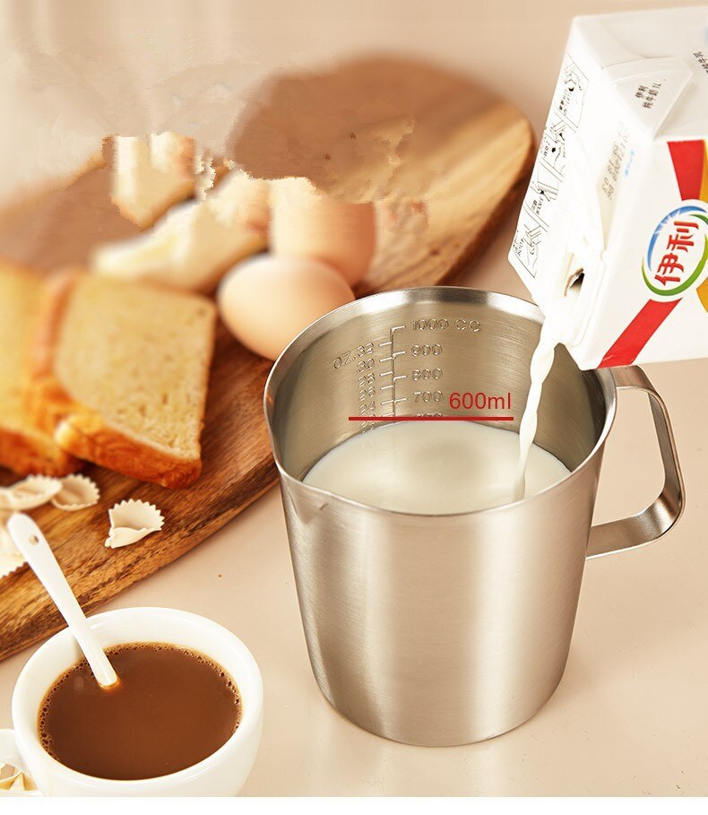 1PC 304 Stainless Steel Espresso Coffee Milk cup mugs caneca thermo Frothing Pitcher Steaming Frothing Pitcher PH 006
