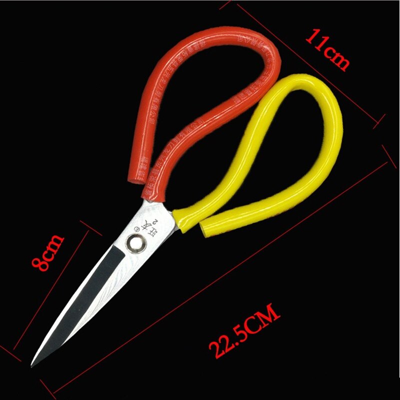 Hohe Mangan Stahl Rost Prävention Industriellen Schere NäHenne Schneider Schere Handwerk Schere Stoff Cutter Leder Schere: C    22.5CM  9Zoll