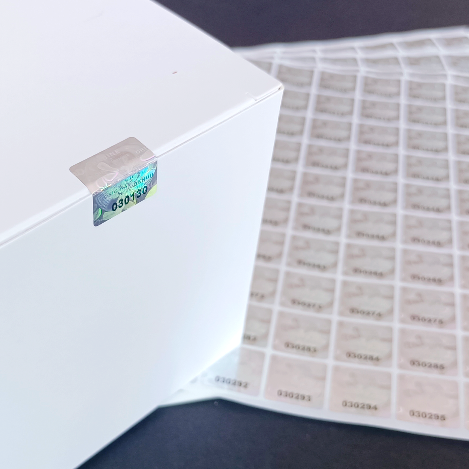 warranty void label sticker,security Authentic Guarantee seal sticker,hologram tamper proof sticker with serial number（1.5cm）