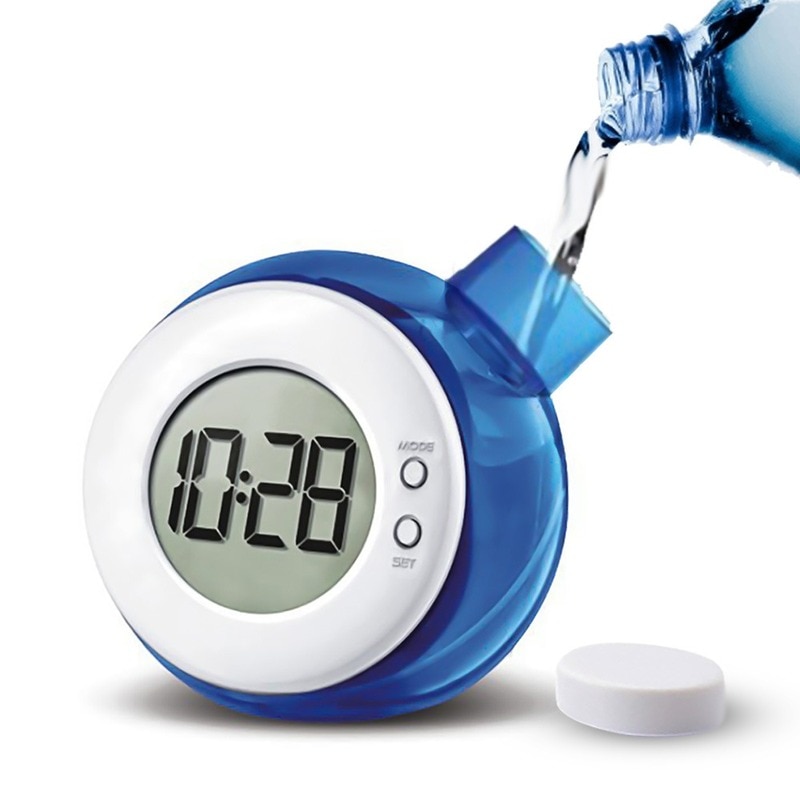 Water Powered Clock Child Desk Table Clock Smart Water Element Mute Digital Clock With Calendar Home Decor Kid