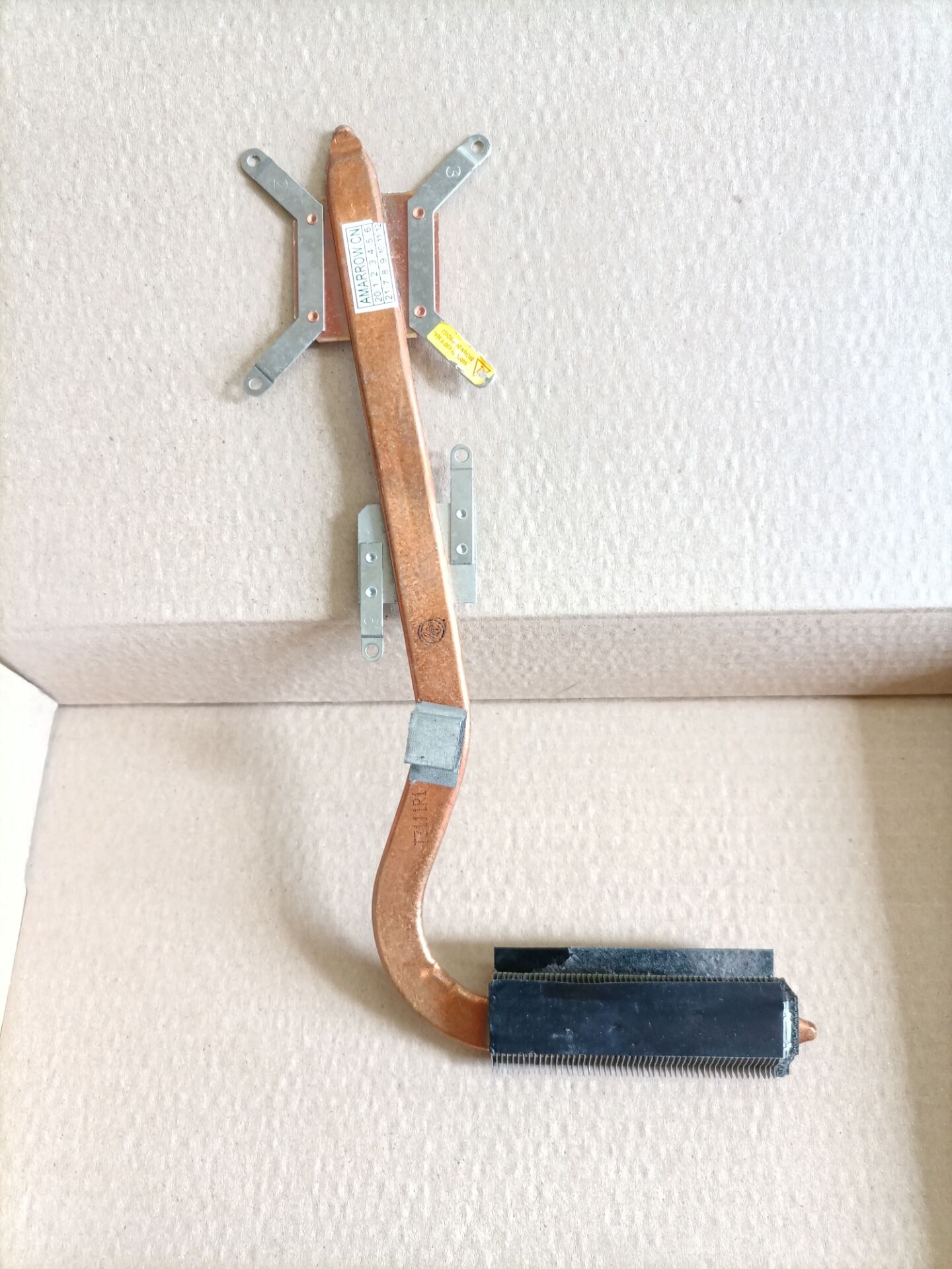 Original till asus laptop kylfläns kylfläkt cpu kylare  k42 k42j a42j x42j a40j k42jz k42ja k42jb k42jc k2jr k42jv cpu kylfläns: Ett  k42jr kopparrör