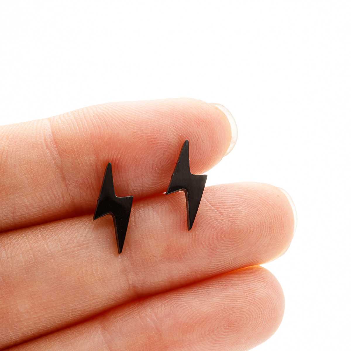 Roestvrijstalen Bliksemschicht Oor Piercing Oorbellen Meisje Punk Donder Gouden Trendy Vrouw Oorbel 2024 Premium Sieraden