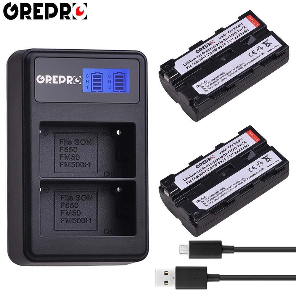 2 kpl 2900 mah np -f550 np f550 npf 550 akku + lcd -kaksoislaturi sony np -f330 np-f530 np-f570 np-f730 np-f750 np-f770 np-f970: lle: 2 kpl setti