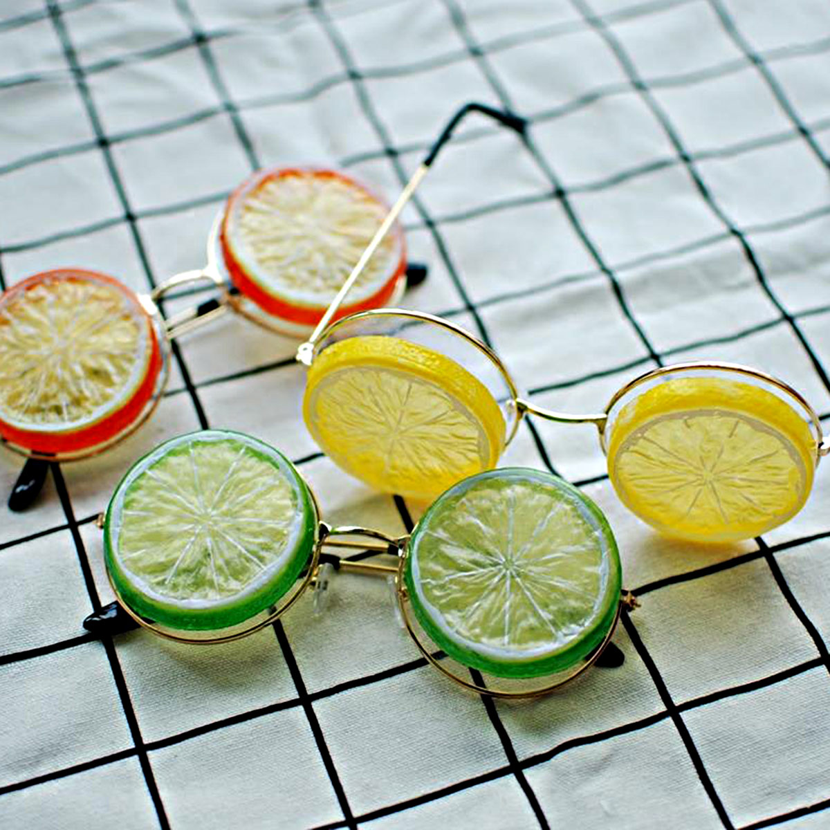 Kids Adults Photo Eyewear Props DIY Beach Wedding Photography Glasses Lemon Shaped Eyeglasses Christmas Birthday Decor