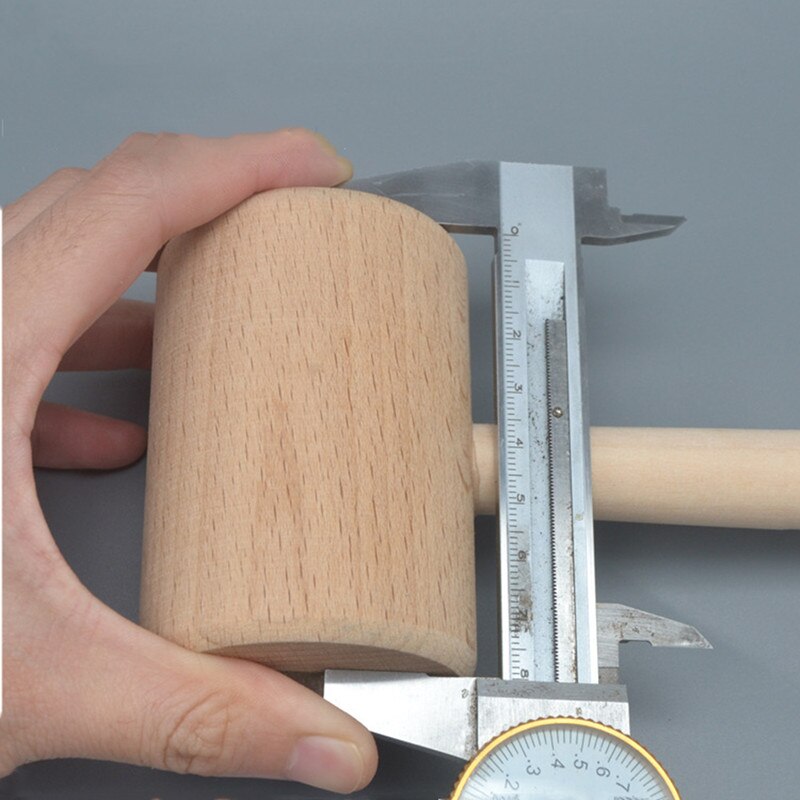 DIY Handmade Leather Tools Carving Wooden Hammer Hardwood Tapping Appliance Strong Hardness Material Solid Wood