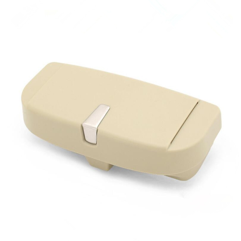 Bil brille boks opbevaring holder solbrille taske til volvo  s40 s60 s80 s90 v40 v50 v60 v70 v90 xc60 xc70 xc90 tilbehør: Beige