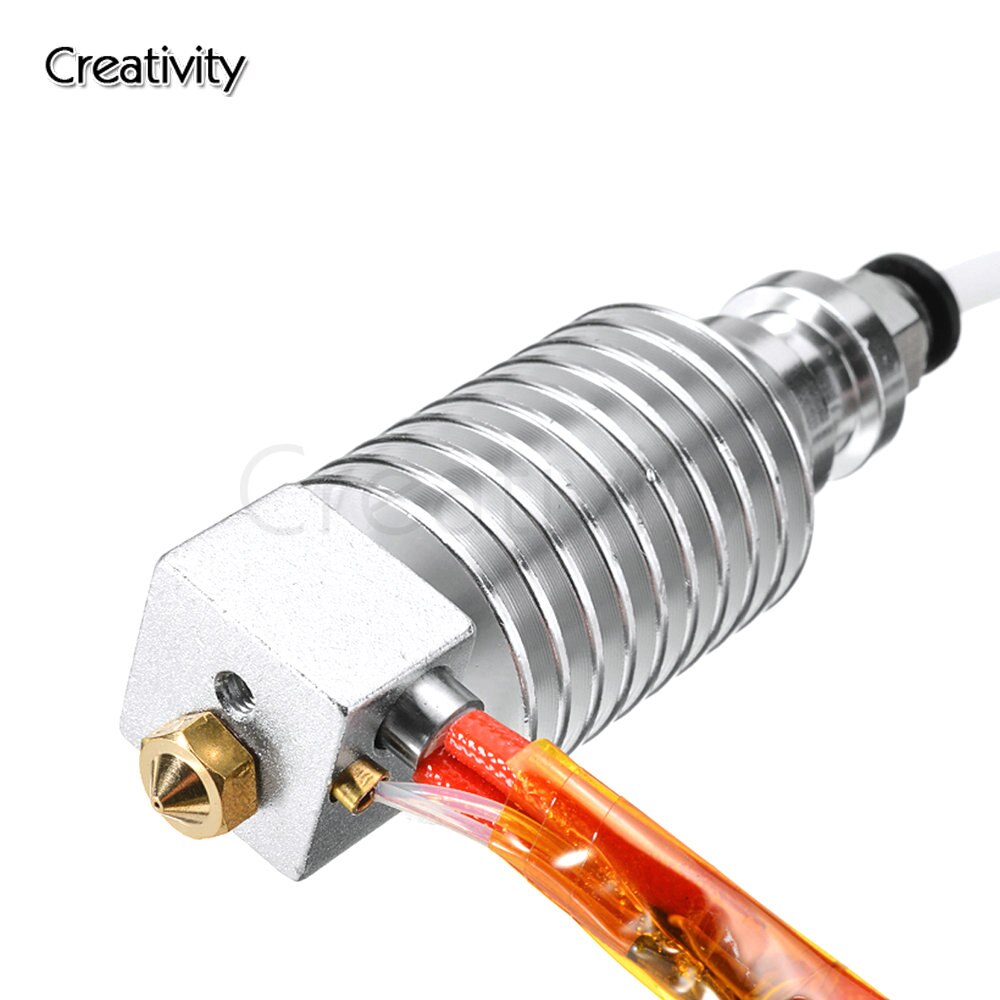 Kit de extrusora V5 j-head Hotend E3D Bowden V5, bloque de calentador 12/24V para Anycubic I3 Mega/Chiron, piezas de impresora 3D VS V6 Hotend, 2 uds.