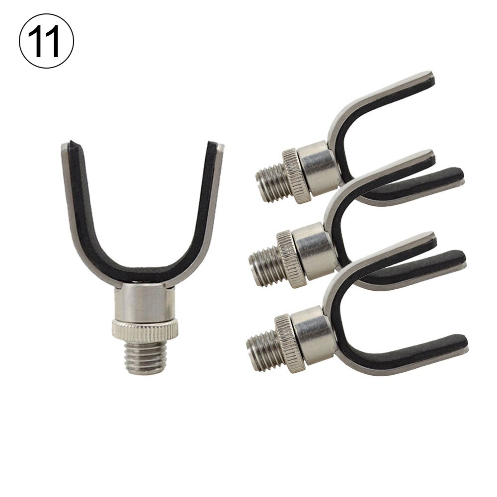 Carp Fishing Buzz Bars 20cm 30cm Fishing Rod Pod Holder Black Buzzer Bar for 2 Rods: 4x AC142