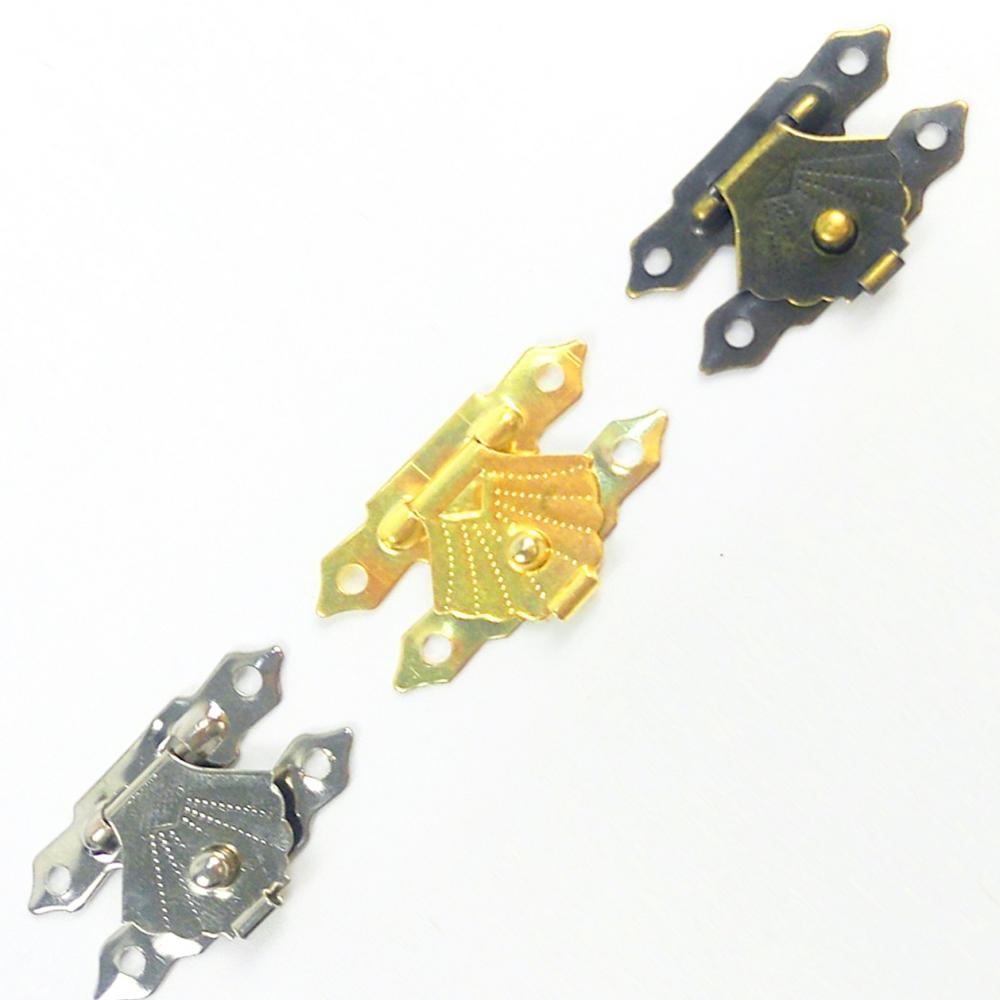 10pcs/lot Wooden box buckle Antique Brass Latches Catches Hasps Wooden Buckles Jewelry Wooden Box box buckle alloy buckle