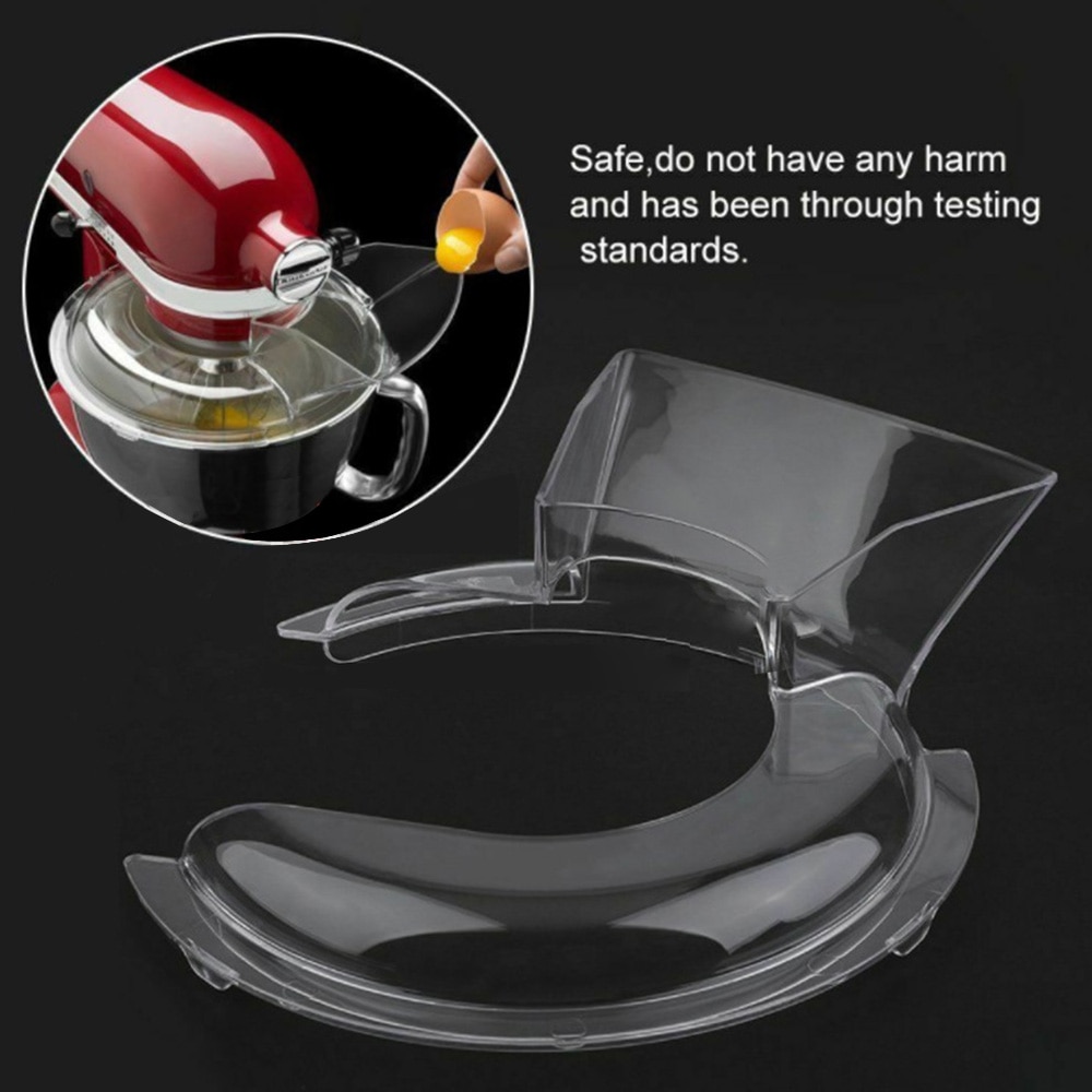 Replacement Pouring Shield Splash Guard for KitchenAid 4.5/5QT Stand Mixers KSM500PS KSM450 Anti-pouring Shield