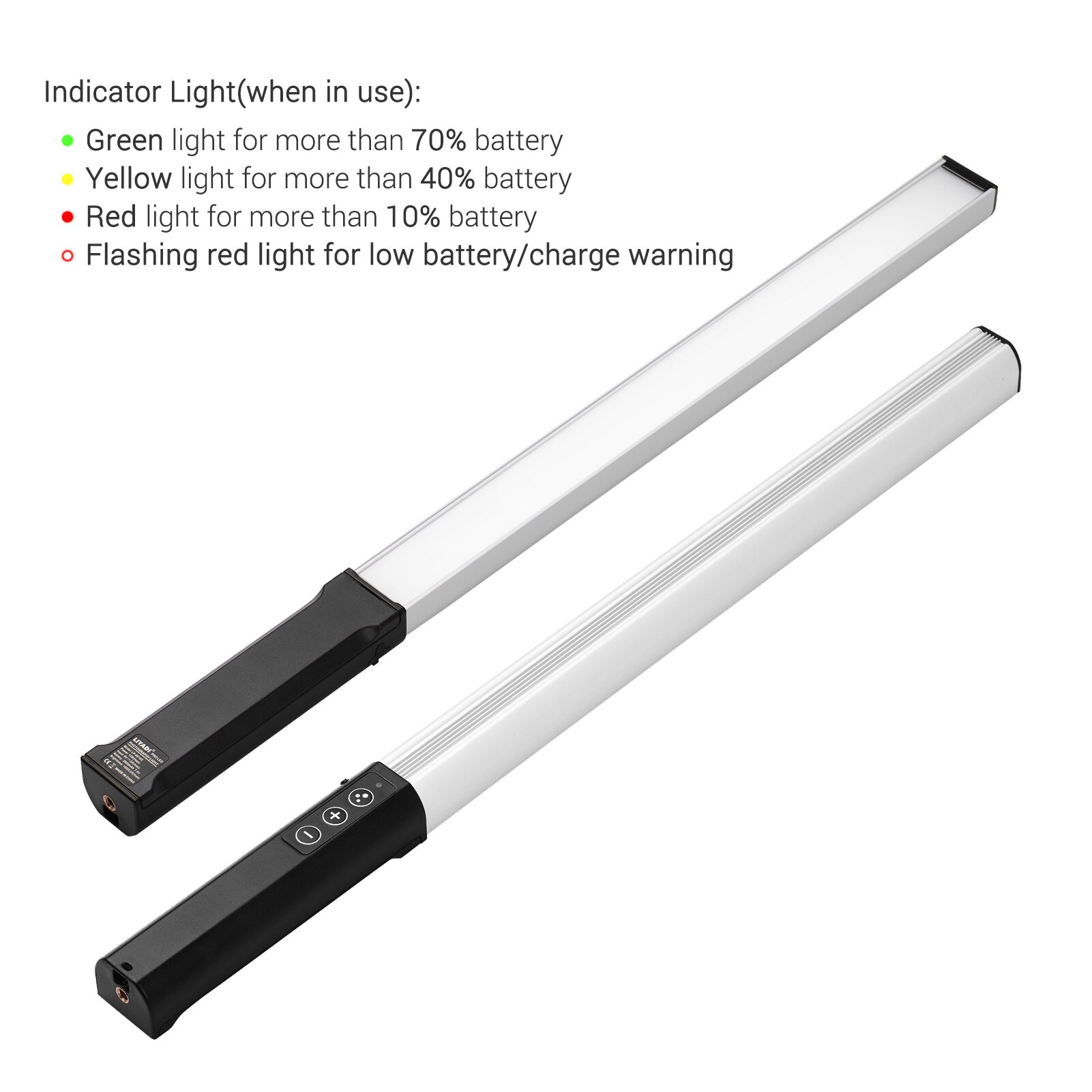 Varita de luz LED de mano RGB de CZ RU, palo de luz de fotografía recargable, 1000 lúmenes, 3200-5600K, bolsa portátil con Control remoto