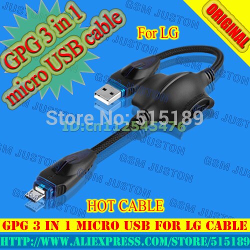 Gpg 3 In 1 Micro Usb Kabel Voor Lg