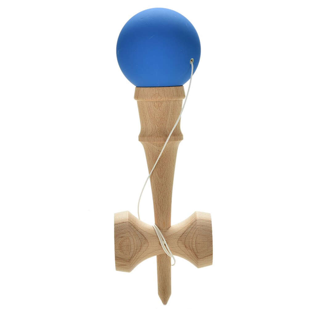 Japanese Traditional Toy Wooden Ball 18.5 cm Skillful Toy for Children Rubber Paint Kendama Matte Ball Kid Kendama