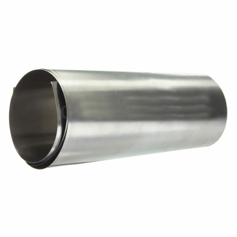 Ark 0.1mm tykkelse titanium ti tyndplade folie 100 x 300mm til metalbearbejdningsforsyninger