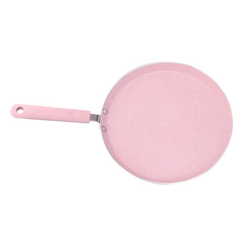 Lber 6 Inch Roze Dubbele Gebruik Melaleuca Taart Pan Pan Pan Anti-aanbak Steak Crêpe Pannenkoek Omelet