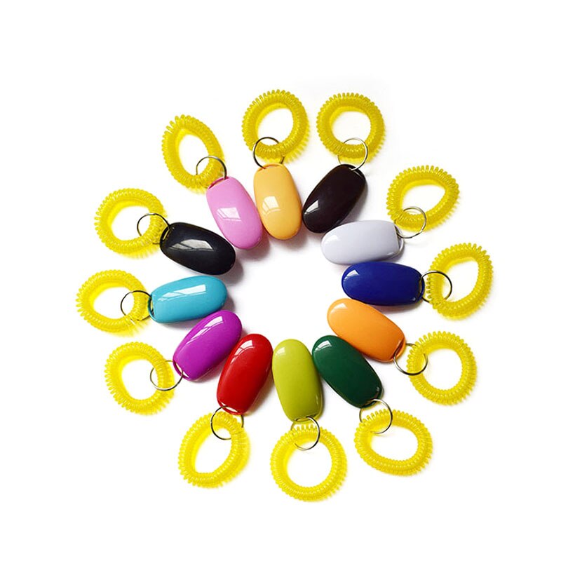 Training clickers Universal Animal Pet Training Clicker Obedience Strap Light Weight