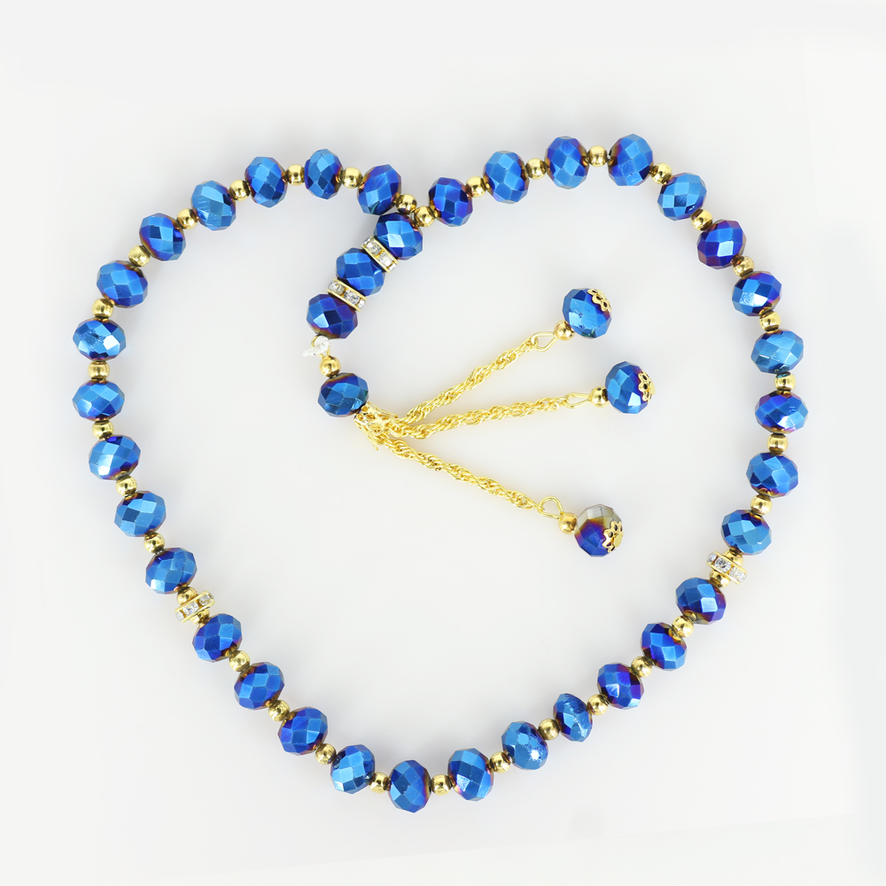 Tasbih perles de prière bracelet Islam musulman perle de prière Tasbeeh compteur Zikr chapelet perles Masbaha méditation Bracelets pour femme hommes: Marron