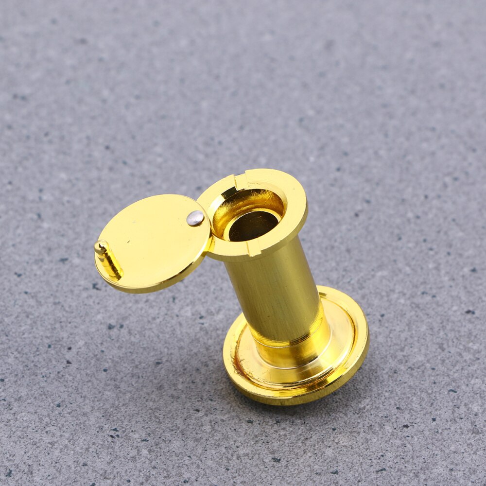 Door Viewer Wooden Door Door Peek Peep Hole Pinhole for Home Office Hotel (Silver)