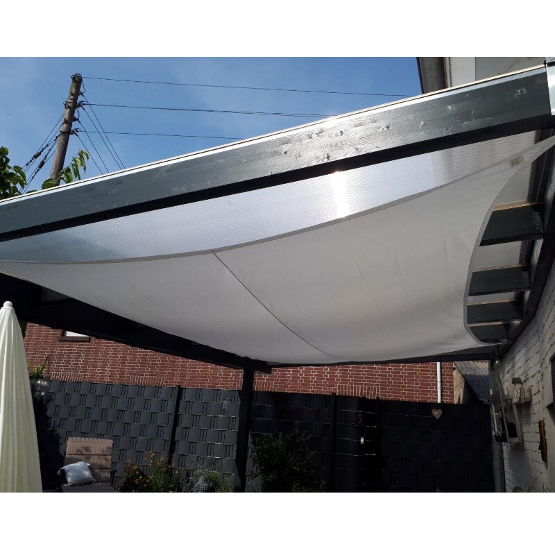 3*4 Meters Waterproof Sunshade Sail Outdoor Garden Swimming Pool Sunshade Net Anti Ultraviolet Anti Aging 10*13ft