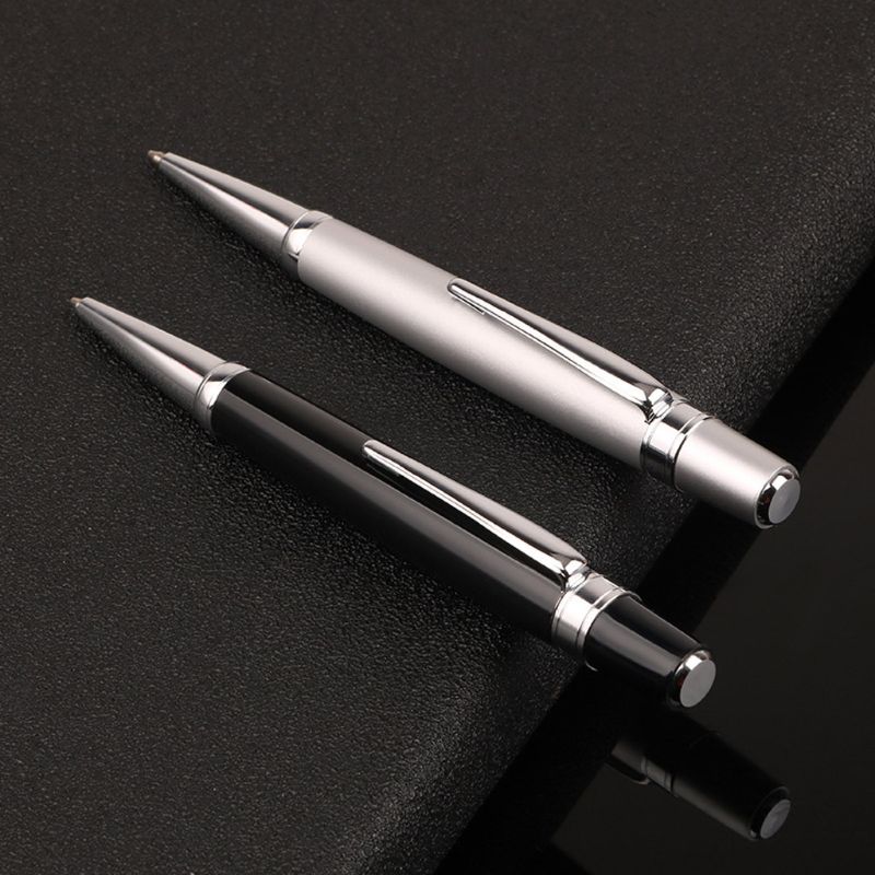 Luxury Mini Metal Ballpoint Pen Roller 1.0mm Black Ink Business School Supplies PXPA