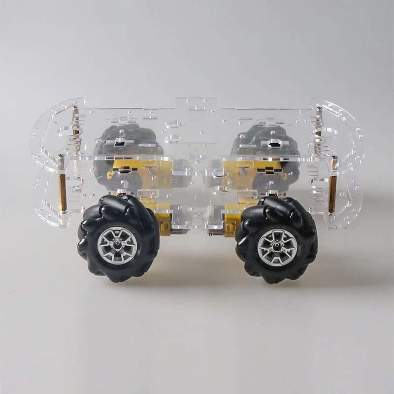 Mecanum-wiel, 48 mm omnidirectioneel wiel Slimme robot Auto-accessoires DIY-speelgoedcomponenten(2 Pairs