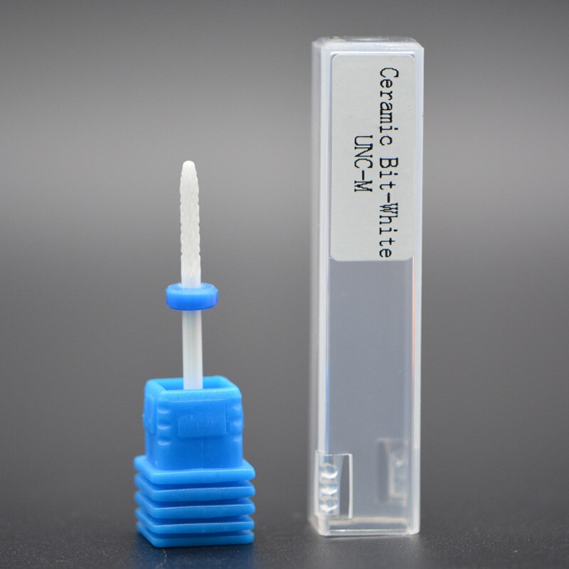 MAOHANG Professionele Keramische Nozzle Nail Boren Cutter Manicure Machine Accessoire Voor Cut En Polish De Bodem Van Nail: Blauw Medium M