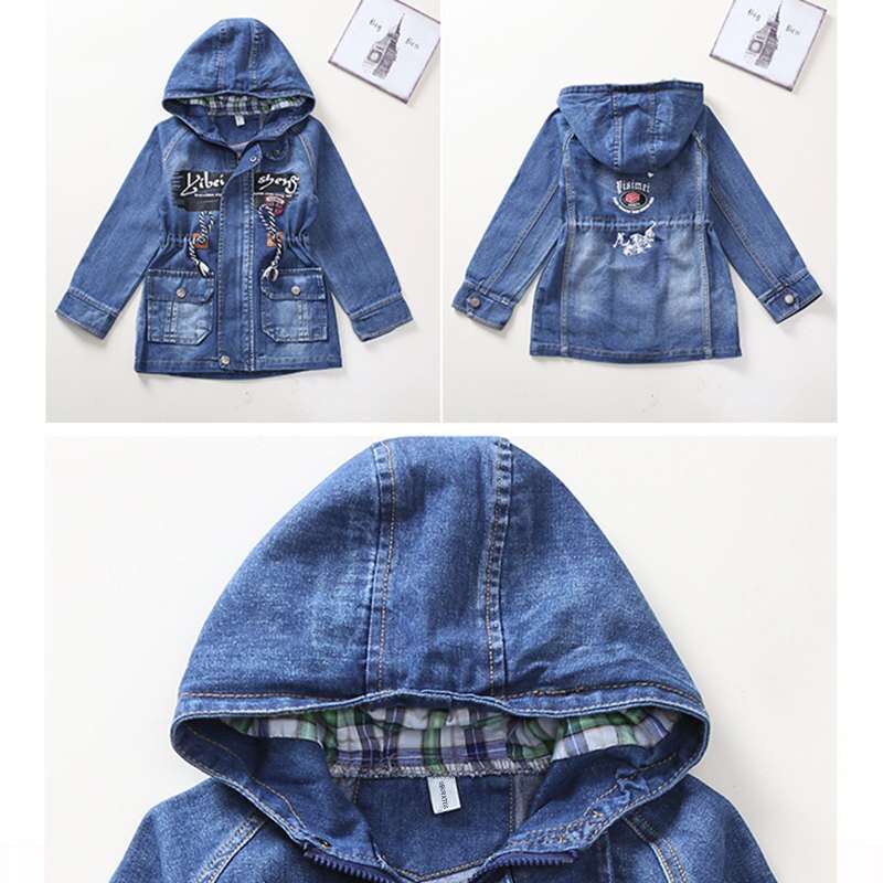 Baby Junge Kleidung Für Jugendliche Jungen Denim Jacke Frühling Oberbekleidung Für freundlicher freundlicher Mantel Für Jungen 4 5 7 9 11 13 15 jahre