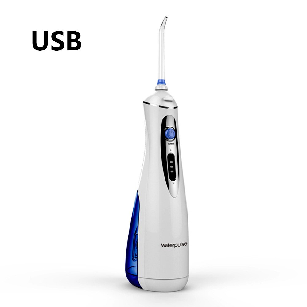 Oral dental irrigator 3 lägen vattenflosser bevattning usb laddning bärbar vattenplus dental irrigator vattenstråle tandrenare: Usb