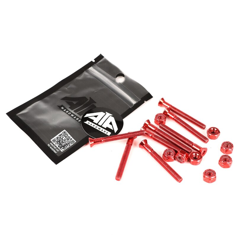 AKAGEAR 8Pcs Skateboard Screws for Installing Trucks Skateboarding Truck Gilt Screws Hardware
