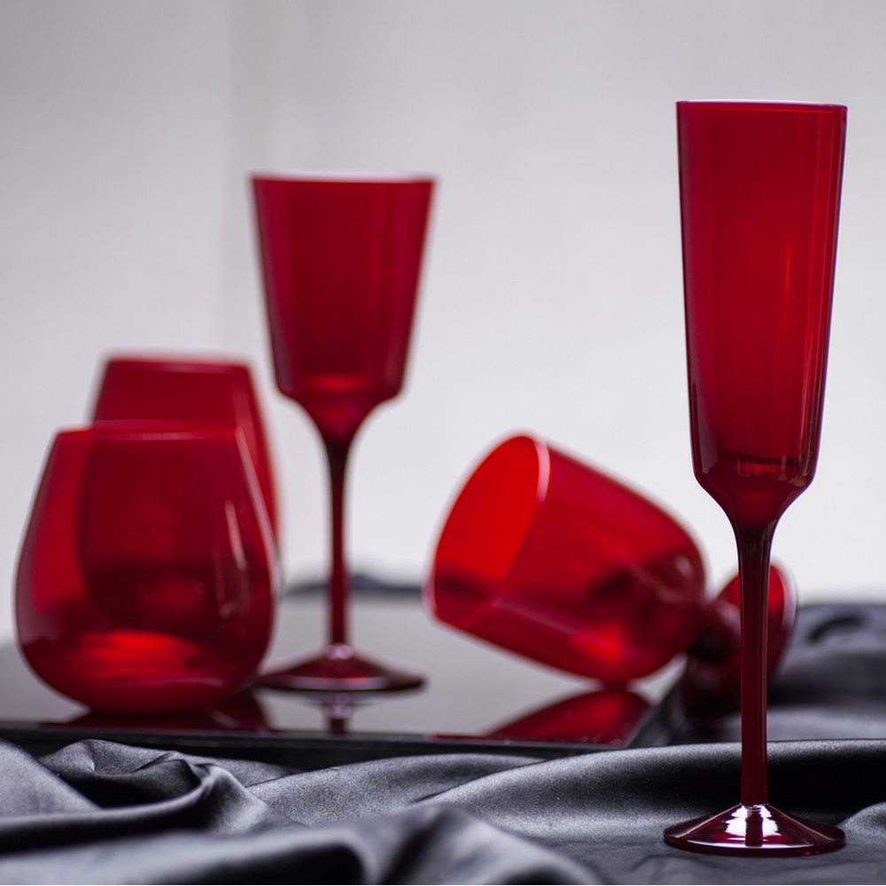 Lead-free glass red 600MLO no leg wine cup 220ML/300ML wine cup 450ml short leg cup