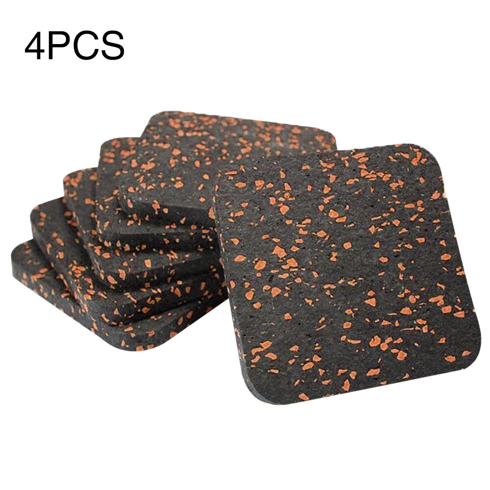 6pcs Thickened Shock Absorbing Antistatic Fitness Equipment Treadmill Mat Home Furniture Floor Pad Gym Workout Sound Insulation