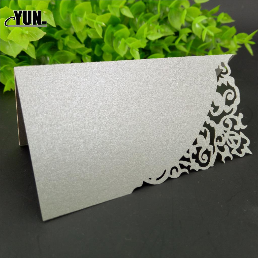10pc Perlglanz Spitze Name Ort Karten Hochzeit Dekoration Tabelle Dekor Tabelle Name Nachricht Gruß Karte Party Weihnachten Lieferungen